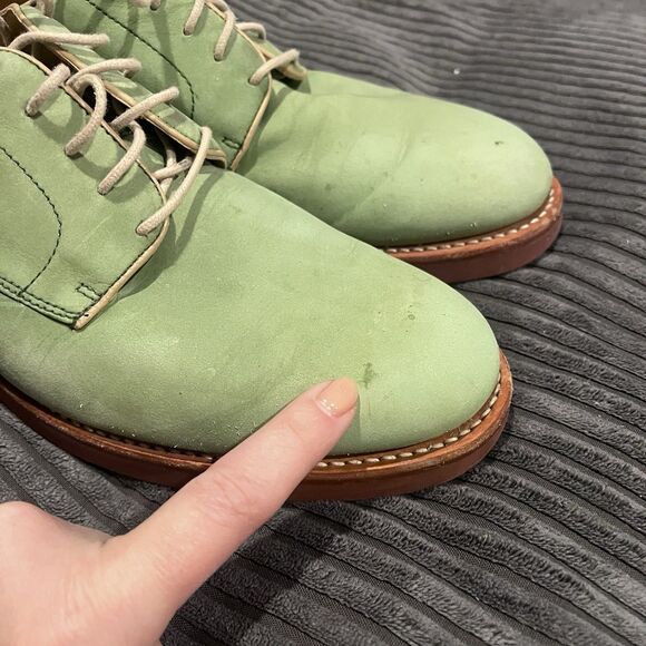 Brooks Brothers Green Suede Goodyear Welted Mens Oxford Size 8.5 main image 8